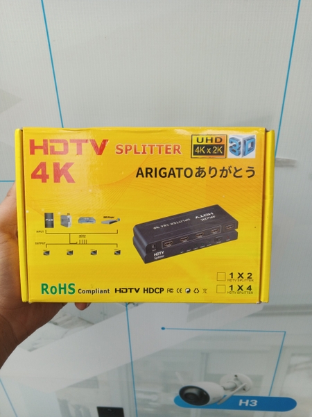 Bộ chia HDMI 1/4 mạch | Splitter | Zin