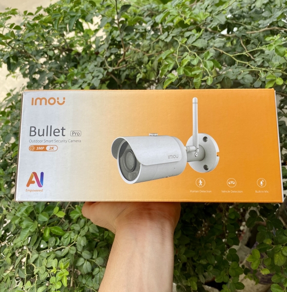 EOL... Camera Wifi 3.0MP IMOU F32MIP ( Có micro + Có Loa + hỗ trợ Đàm thoại 2 chiều + Vỏ sắt ) - Outdoor