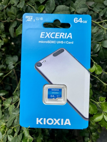 Thẻ nhớ 64GB KIOXIA (Hàng chính hãng | Bảo hành 5 năm | Hộp 20c) - Khuyên dùng với CAMERA REOQOO