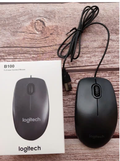 chuột có dây Logitech B100