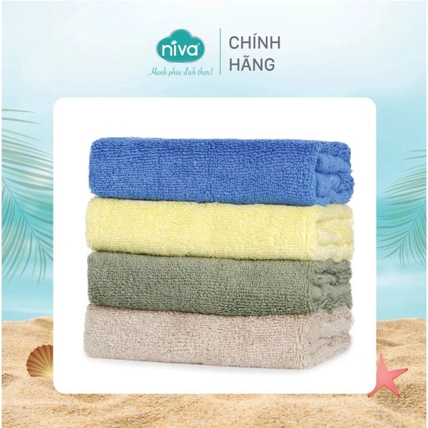 Khăn Mặt Sợi Sồi Niva FP2 65% Sợi Sồi Và 35% Cotton Mềm Mịn Kích Thước 28x48 cm