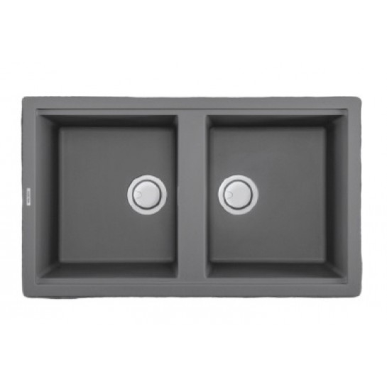 Chậu rửa chén đá TITANIUM K-45073 Nano màu xám