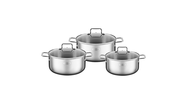 Bộ nồi inox liền khối Elmich trimax XR EL 3843 size 16,20,24