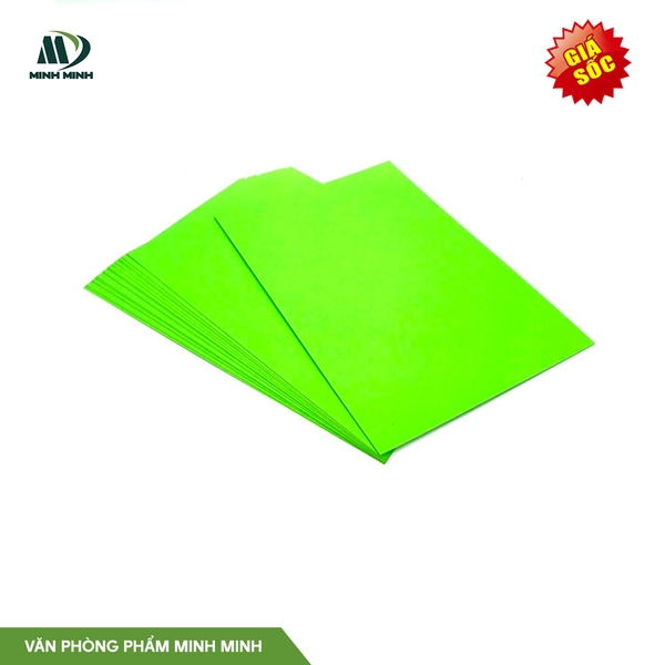 Giấy bìa A4 xanh lá