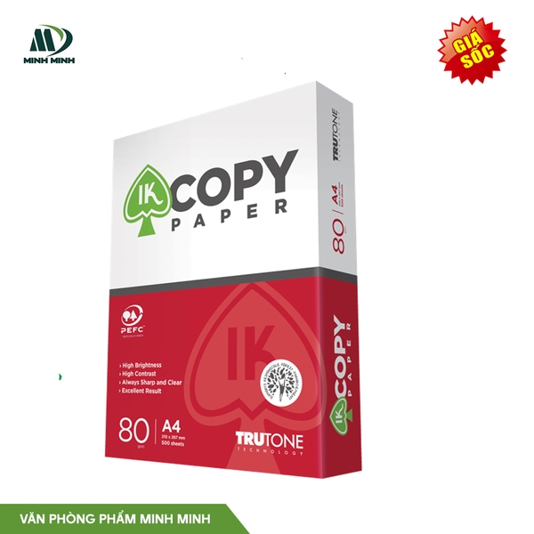 Giấy IK Copy A4/80