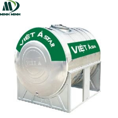 Bồn ngang inox Việt Á 1000L