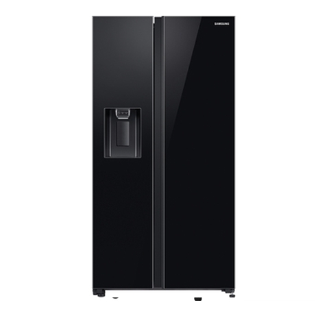 Tủ lạnh Samsung Side by Side 660L, đen, mặt gương RS64R53012C