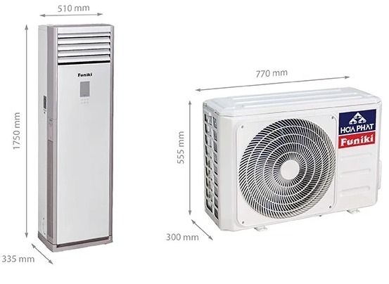 Điều hòa tủ đứng 1 chiều FC 21MMC