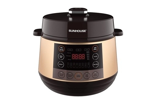 Nồi áp suất điện tử đa năng Sunhouse 5L