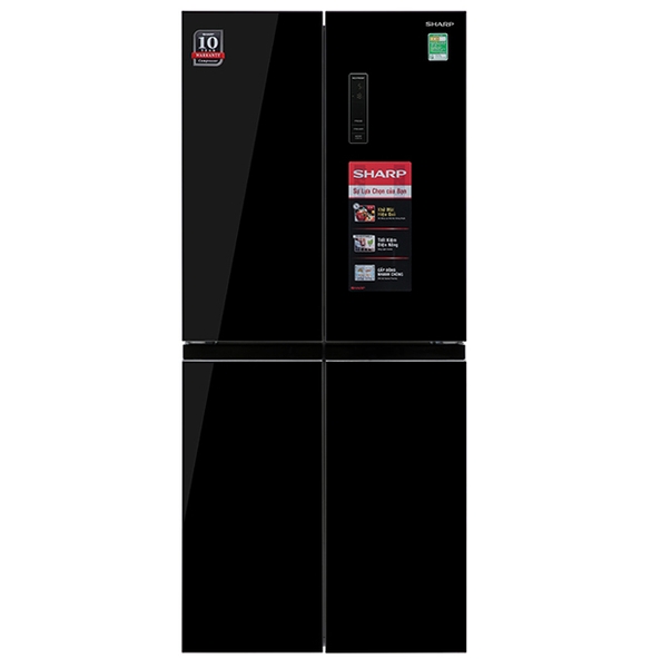 Tủ lạnh Sharp Inverter 362 lít SJ-FX420VG-BK