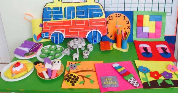 Làm đồ dùng đồ chơi tự tạo theo chủ đề cho trẻ mầm non sáng tạo, ý nghĩa nhất