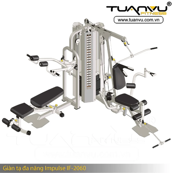 Giàn tạ đa năng Impulse IF2060 | Dụng cụ thể thao Tuấn Vũ