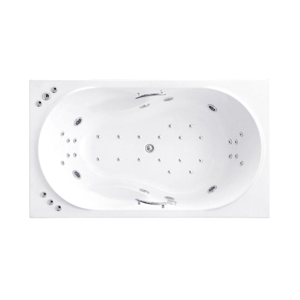 BWA429EL(H) WH Bồn tắm ngọc trai COTTO massage sục khí ROYAL ROSANNA