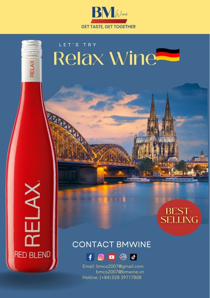 RELAX WINES - DÒNG CHẢY SÀNH ĐIỆU CỦA TUỔI TRẺ