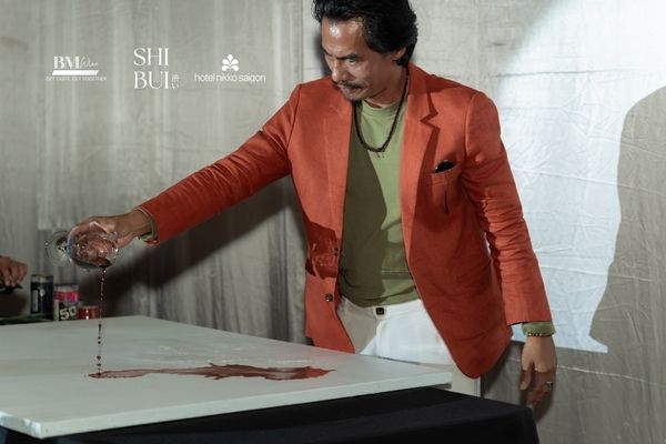 Artist Trần Trung Bảo Brings “The Crimson Canvas” to Life at SHIBUI