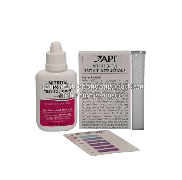 API NO2 TEST KIT - BỘ KIỂM TRA NITRITE | Cửa hàng Thủy Sinh Bích Phương