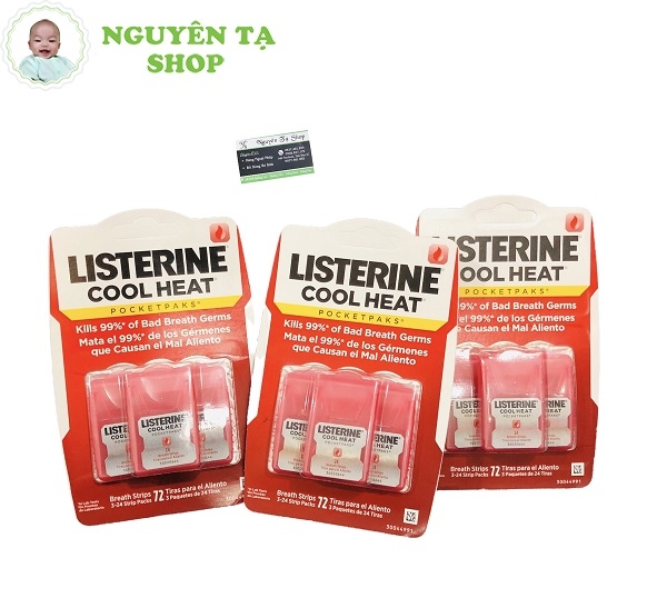 Miếng Ngậm Thơm Miệng Listerine Mỹ
