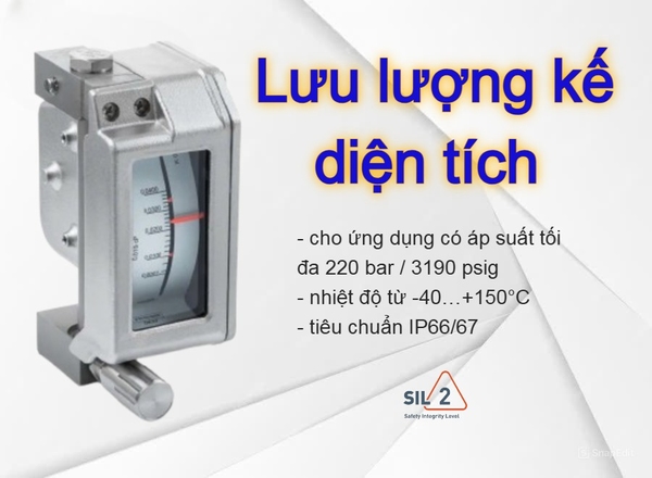 Lưu lượng kế diện tích cho dòng chảy thấp và khí tiên tiến KROHNE DK37 M8