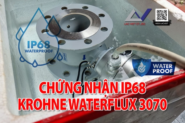 Kiểm tra chức năng chống ngập IP68 của đồng hồ WATERFLUX 3070