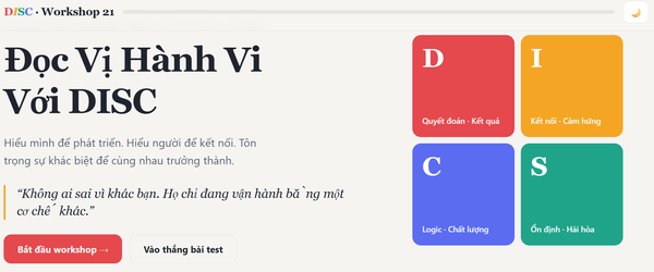 DISC là gì Đọc vị hành vi để hiểu mình, hiểu người tốt hơn
