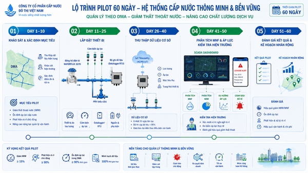 mô hình thí điểm cấp nước tự cường 60 ntimeline&nbsp;gày