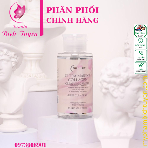 Nước tẩy trang Marine Collagen holikey 300ml