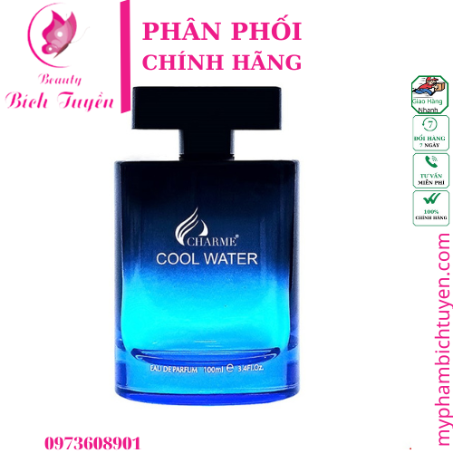 NƯỚC HOA NAM CHARME COOL WATER 100ML