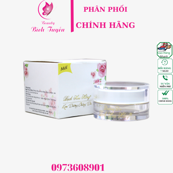 Kem dưỡng trắng da Bạch Hoa Hồng 10g