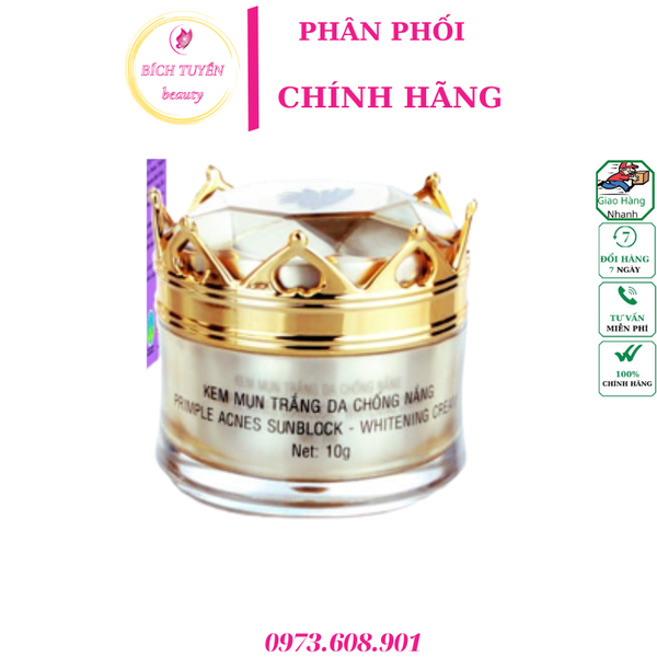 Kem ELISE  mụn trắng da chống nắng 10g