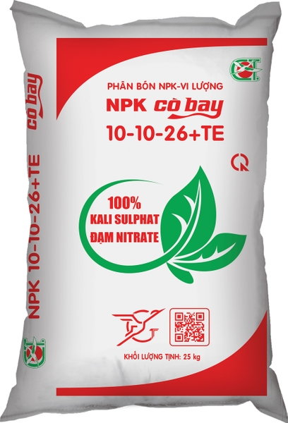Phân bón NPK - VI LƯỢNG 10-10-26