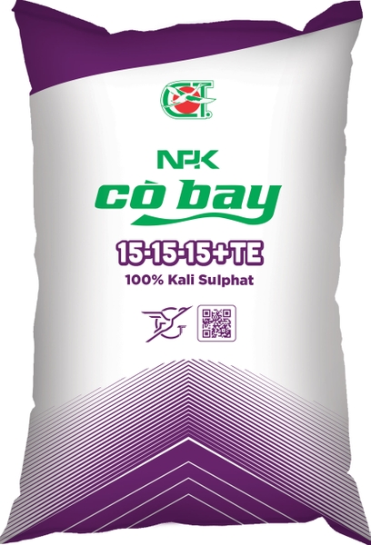 Phân bón NPK 15-15-15 100% Kali Sulphat