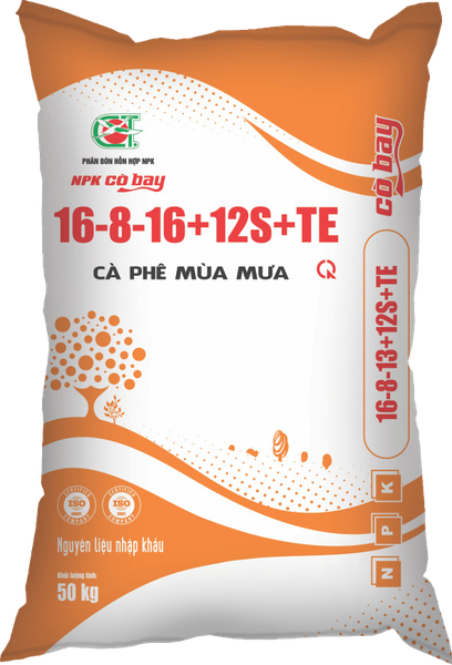 PHÂN NPK 16-8-16+12S+TE