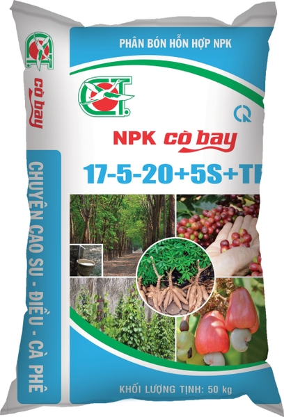 PHÂN BÓN NPK 17-5-20+5S+TE