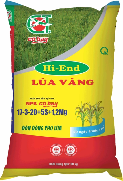 PHÂN BÓN NPK LÚA VÀNG 17-3-20 Hi-End