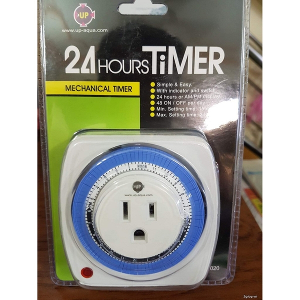 Timer hẹn giờ cơ Aqua chuyên dùng thủy canh, hồ cá điều khiển tắt mở thiết bị điện