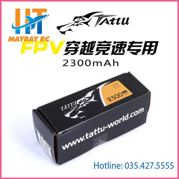 Pin máy bay mô hình Tattu ace 3s 2300mAh 45C xt60