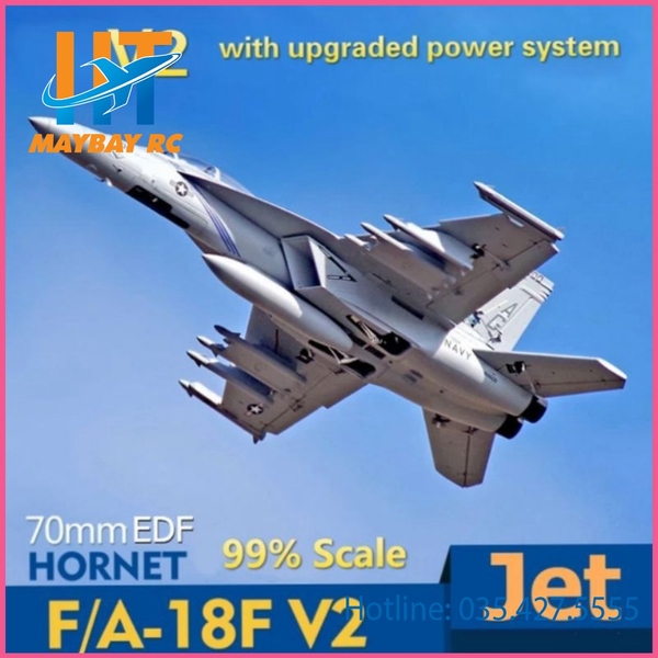 Máy Bay Điều Khiển F/A - F18 V2 FMS 70mm