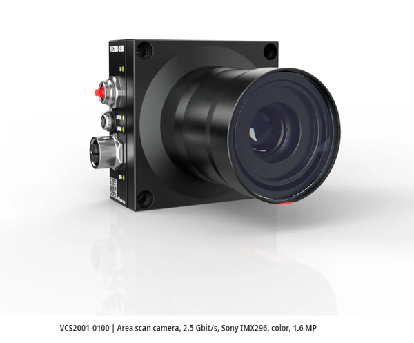 VCS2001-0100 | Area scan camera, 2.5 Gbit/s, Sony IMX296, color, 1.6 MP ...