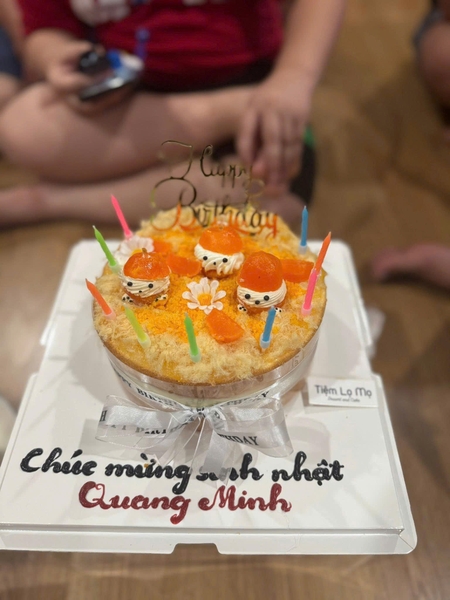 Bánh Sinh Nhật Bông Lan Trứng Muối