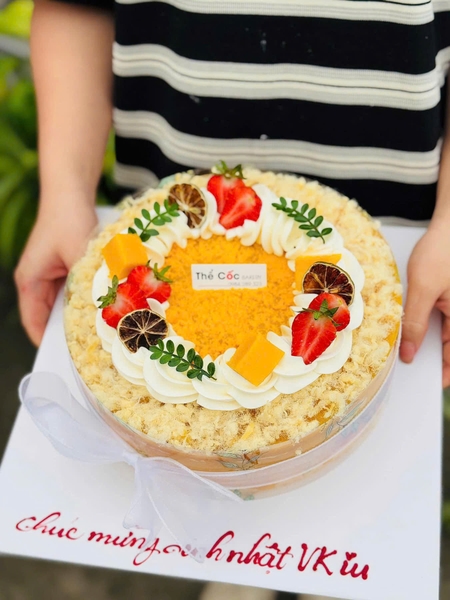 Bánh Sinh Nhật Bông Lan Trứng Muối