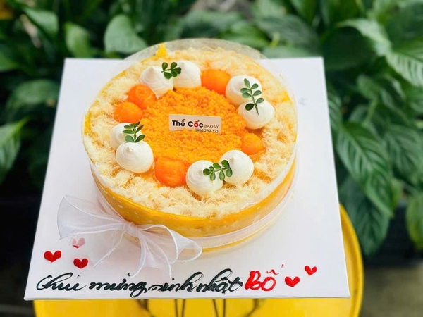 Bánh Sinh Nhật Bông Lan Trứng Muối