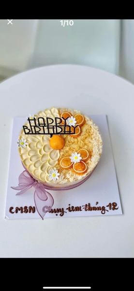 Bánh Sinh Nhật Bông Lan Trứng Muối