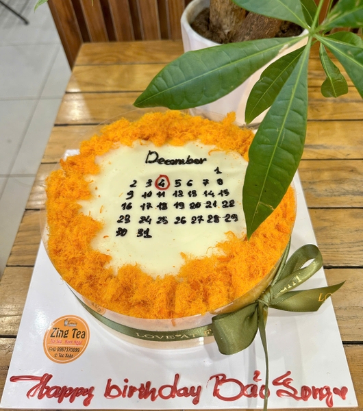 Bánh Sinh Nhật Bông Lan Trứng Muối