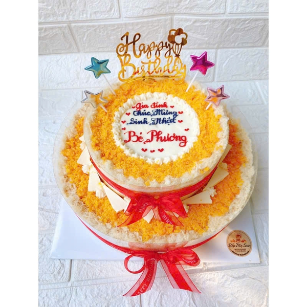 Bánh Sinh Nhật Bông Lan Trứng Muối