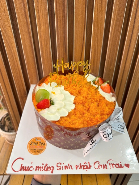 Bánh Sinh Nhật Bông Lan Trứng Muối