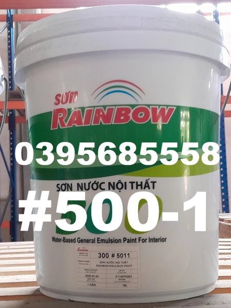Sơn nước nội thất chống mốc, màu trắng và màu chỉ định. #500-1