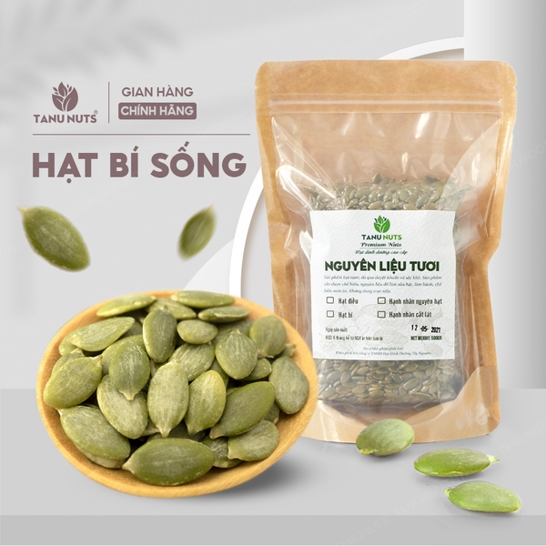 Hạt Bí xanh Ấn Độ sống