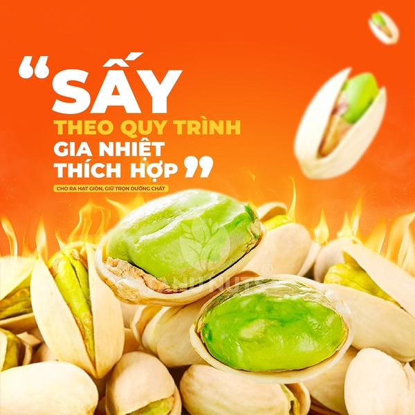 Hạt dẻ cười TANU NUTS, hạt dẻ cười rang muối không tẩy trắng giàu dinh dưỡng