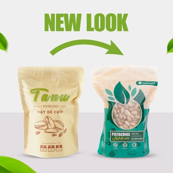 Hạt dẻ cười TANU NUTS, hạt dẻ cười rang muối không tẩy trắng giàu dinh dưỡng