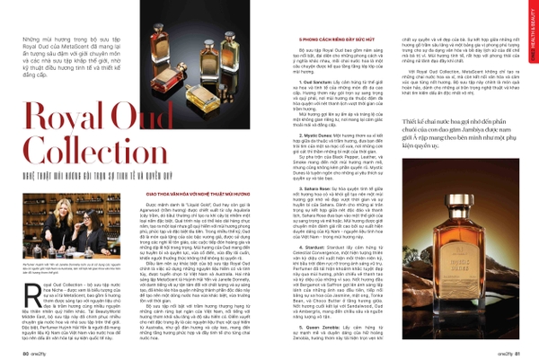 Tạp chí One2Fly vinh danh Royal Oud Collection: Nghệ thuật mùi hương gói trọn sự tinh tế và quyền quý